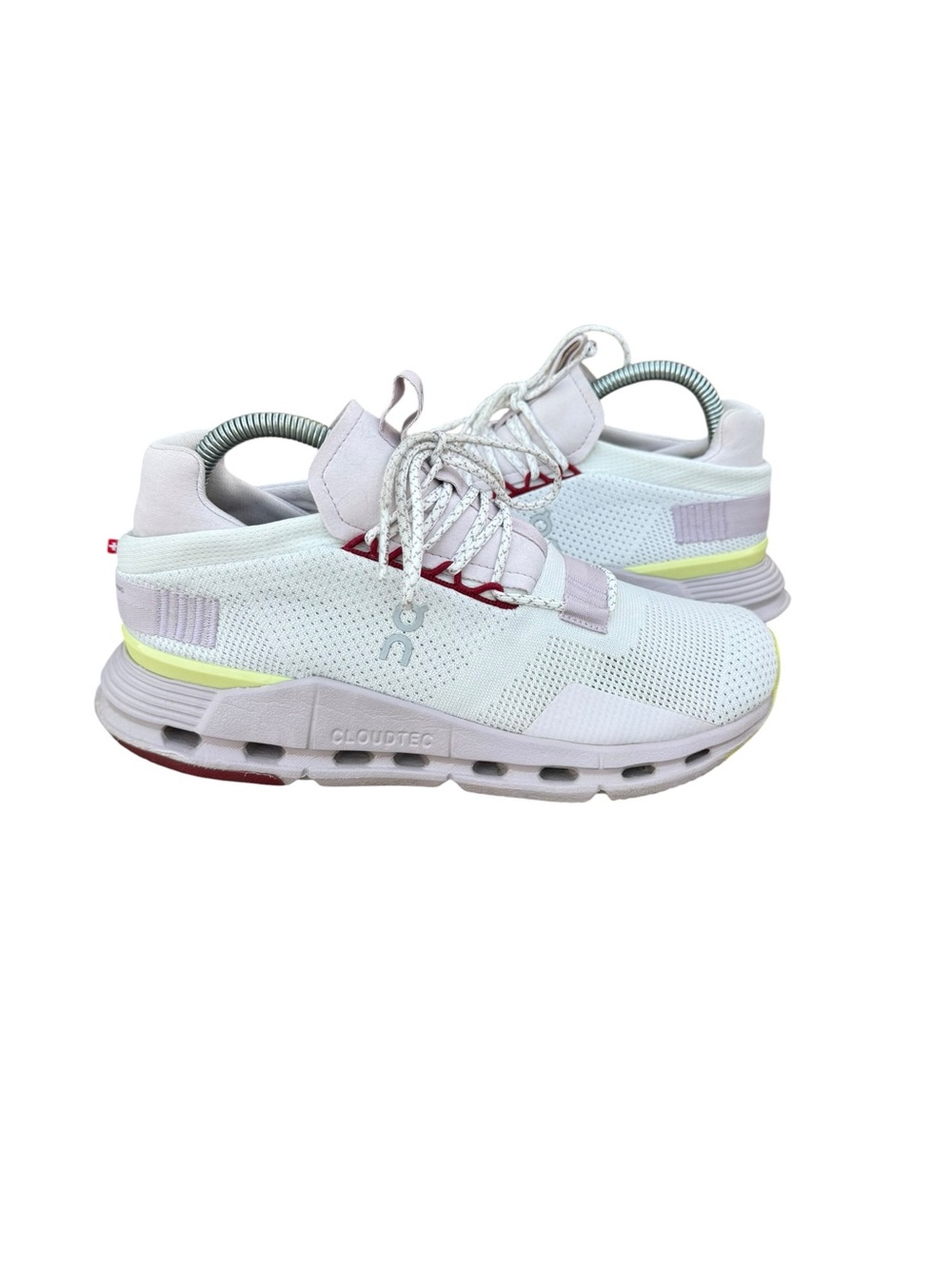 On Clouds Nova Undyed White Fade Sneakers Size 8